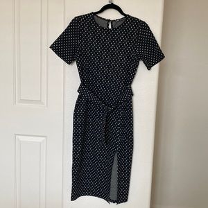 Zara polkadots dress sz M